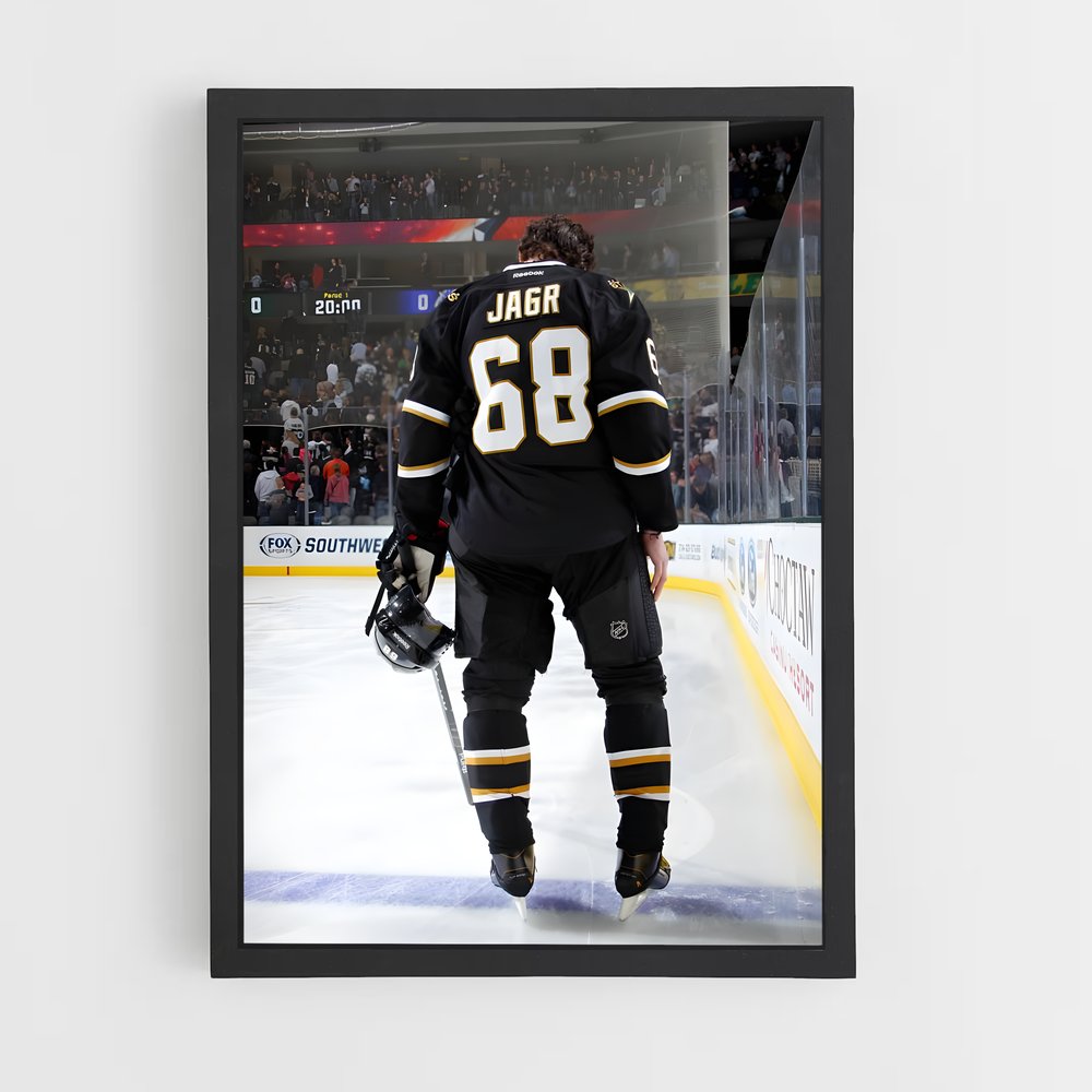 Poster Jagr en Action – affiche Hockey sur glace (vue 2)